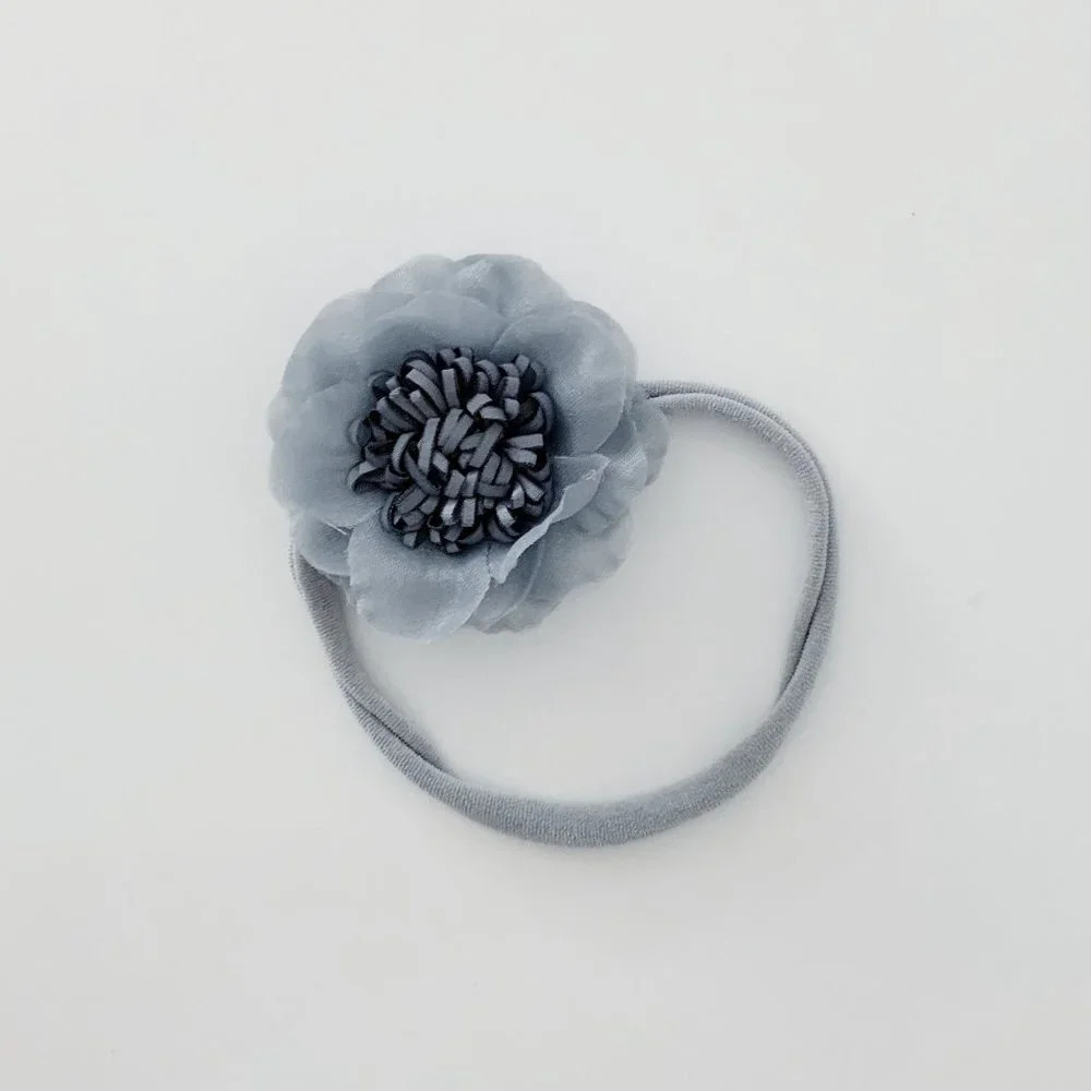 NWT - Pretty Baby & Toddler Girls Headband Flower Bohemian Soft Nylon Hair Band - Picture 2 of 4